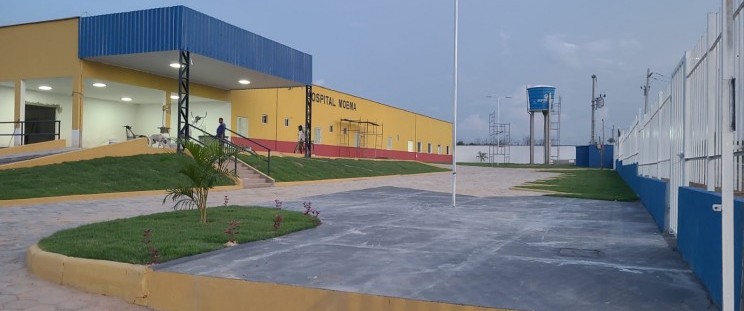 O governador Carlos Brandão encerrou a agenda deste sábado (18) na cidade de Senador Alexandre Costa, onde inaugurou o Hospital Moema Trinta Ferreira Arouche.