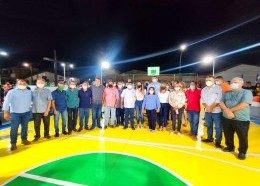 oi inaugurada, na noite de terça-feira (8), a praça do Largo da Igreja Nossa Senhora do Carmo, localizada no Residencial Lima Verde, município de Paço do Lumiar, região da Grande Ilha de São Luís. A ação integra o Programa de Construção e Revitalização de Praças e Espaços Públicos, executada pelo Governo do Estado, por meio da Secretaria de Estado das Cidades e Desenvolvimento Urbano (Secid).